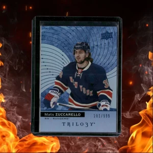 2017-18 Upper Deck Trilogy Mats Zuccarello Foil 281/999 #6