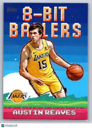 Austin Reaves 2025-26 Topps 8B-10 8-Bit Ballers Los Angeles Lakers