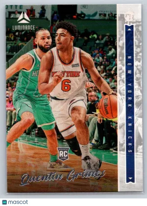 Quentin Grimes 2021-22 Panini Chronicles 256 New York Knicks