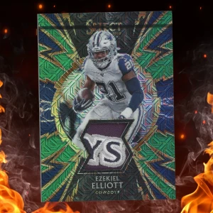 2020 Panini Select EZEKIEL ELLIOTT Green Patch /5 #33 front