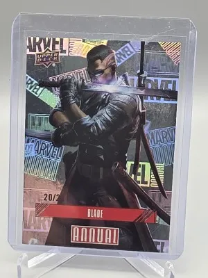 2023-24 Upper Deck Marvel Annual Blade Hologram /23 front
