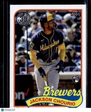 2024 Topps 1989 Topps Baseball Jackson Chourio #89US-44 RC front