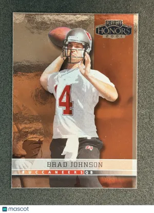 Brad Johnson 2001 Playoff Honors 84 Tampa Bay Buccaneers