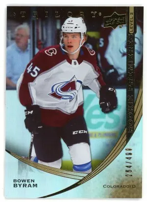 2020-21 Upper Deck Trilogy #114 Bowen Byram Rookie Level 2 /499 front