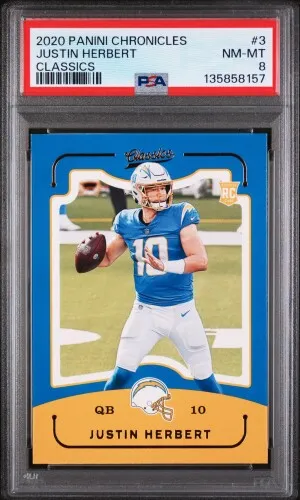 2020 Panini Chronicles Classics Justin Herbert Classics front