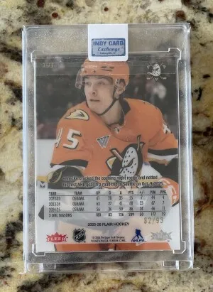 Beckett Sennecke Flair Rookie /93 back