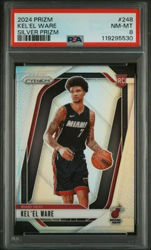 2024 Panini Prizm Kel'el Ware Silver Prizm front