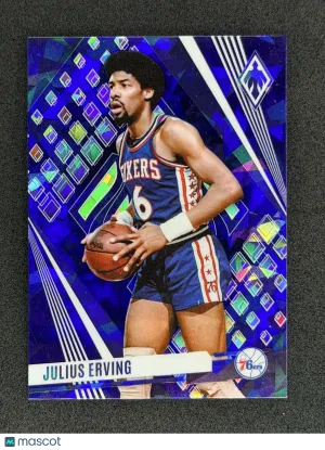 Julius Erving 2023-24 Panini Phoenix 244 Phoenix Blue Ice Philadelphia 76ers
