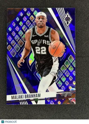 Malaki Branham 2023-24 Panini Phoenix 153 Phoenix Blue Ice San Antonio Spurs