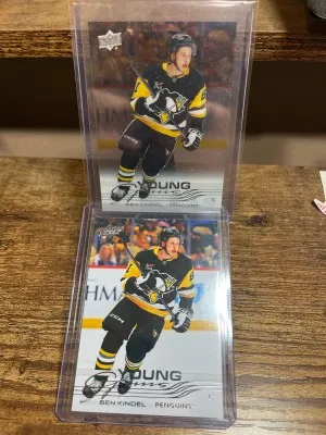 2025 Ben Kindel Clear Cut Young Guns & Regular Young Guns front