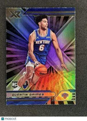 Quentin Grimes 2021-22 Panini Chronicles 392 New York Knicks