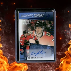 2023-24 SP Game Used Cole Guttman Authetnic Blue Rookie Auto #252
