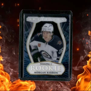 2024-25 Upper Deck Artifacts Morgan Barron Clear Cut SP Rookie #232