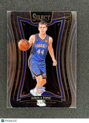 Nikola Topic Rookie 2024-25 Panini Select 396 Oklahoma City Thunder