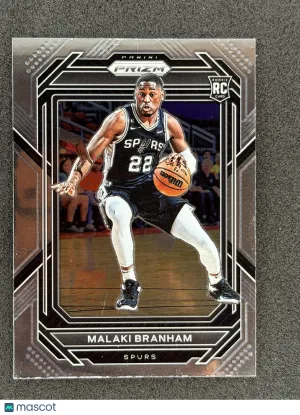 Malaki Branham Rookie 2022-23 Panini Prizm 230 San Antonio Spurs