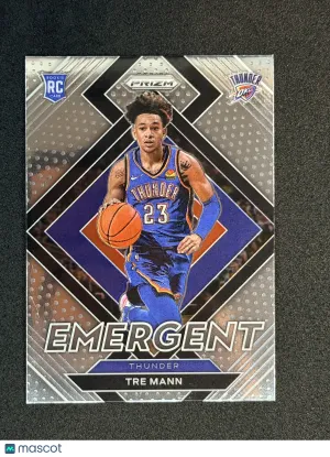 Tre Mann 2021-22 Panini Prizm 21 Emergent Oklahoma City Thunder