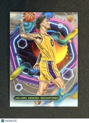 Jalen Hood-Schifino Rookie 2023-24 Topps Chrome Cosmic 165 Los Angeles Lakers