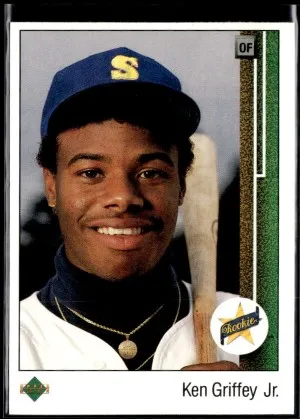 1989 Upper Deck Star Rookie #1 Ken Griffey Jr.. RC - Nm
