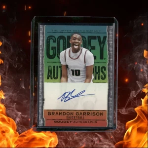 2024-25 Upper Deck Goodwin Champions Brandon Garrison Goudey Rookie Auto #GA-DG