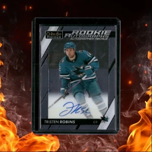 2023-24 O-Pee-Chee Platinum Tristen Robins (B) Rookie Auto #R-TR