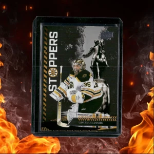 2023-24 Upper Deck Boston Bruins Centennial Linus Ullmark Stoppers #ST-14