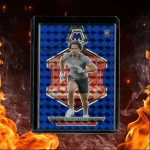 2024 Panini Mosaic Bralen Trice Blue Mosaic Prizm Rookie 69/99 #363