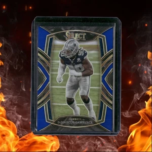 2020 Panini Select DeMarcus Lawrence Blue Prizm Club 74/75 #238