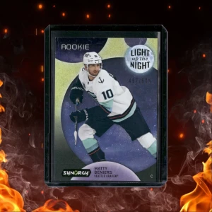 2022-23 Upper Deck Synergy Matty Beniers Light Up the Night Yellow Rookie