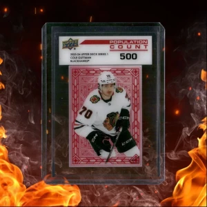 2023-24 Upper Deck Cole Guttman Population Count 500 Red Rookie /500 #107