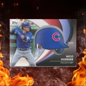 2022 Topps Nico Hoerner Batting Helmet Commemorative Relic #BH-NH