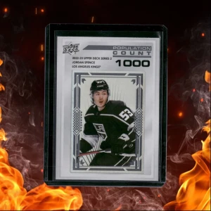 2022-23 Upper Deck Jordan Spence Population Count 1000 Rookie #PC-36