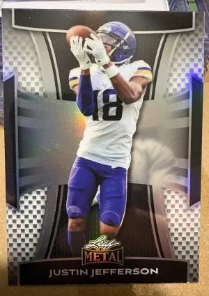 2025 Leaf Metal Justin Jefferson  /149 front