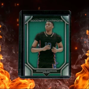 2024-25 Upper Deck Goodwin Champions Brandon Garrison Portrait Green (B) #P50