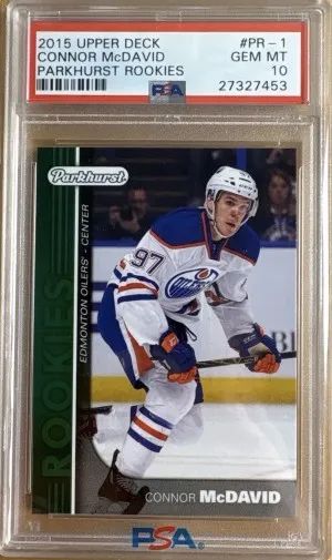 2015 Upper Deck Parkhurst Rookies Connor Mcdavid Parkhurst Rookies front