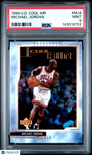 1999 Upper Deck Cool Air Michael Jordan #MJ4 PSA 9 front