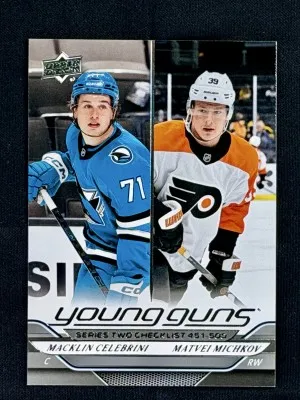 2024 Young Guns Checklist Celebrini Michkov front
