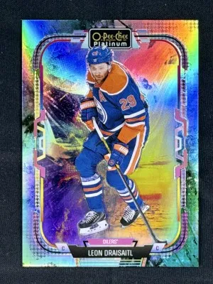 2025 OPC Platinum Mixed Media Variant SSP Leon Draisaitl front