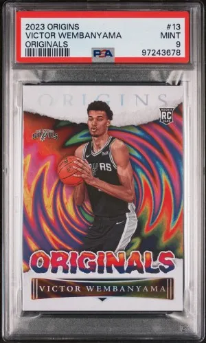 2023 Panini Origins Originals Victor Wembanyama PSA 9 front