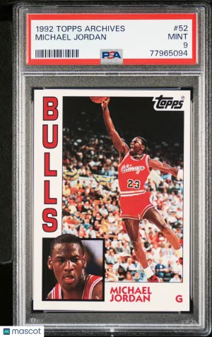 1992 Topps Archives Michael Jordan #52 PSA 9 front