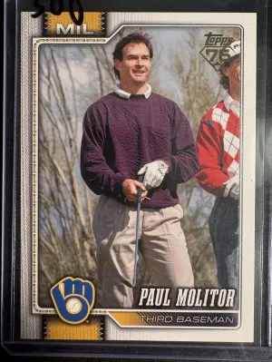 2026 Topps Series 2 Paul Molitor Golden Mirror Legends SSP #542 front