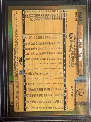 2026 Topps Series 2 Paul Molitor Golden Mirror Legends SSP #542 back