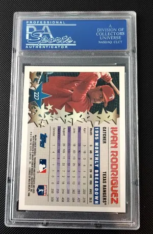 1996 Topps - Star Power Ivan Rodriguez #227 back