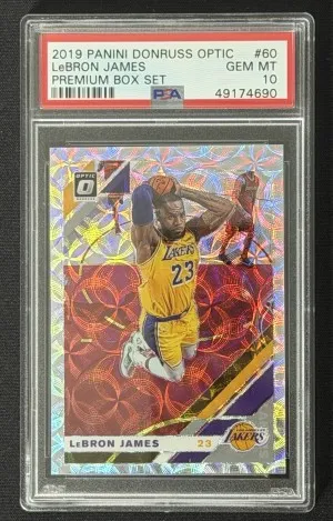 2019 Panini Donruss Optic Lebron James Premium Box Set front