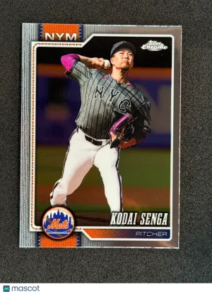 Kodai Senga 2026 Topps Chrome 138 New York Mets