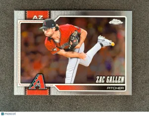 Zac Gallen 2026 Topps Chrome 158 Arizona Diamondbacks