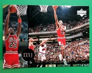 1994-95  #J8 Michael Jordan Michael Jordan Rare Air Decade Of Dominance front