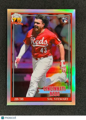 Sal Stewart 2026 Topps Chrome 91CB-21 1991 Topps Chrome Reds