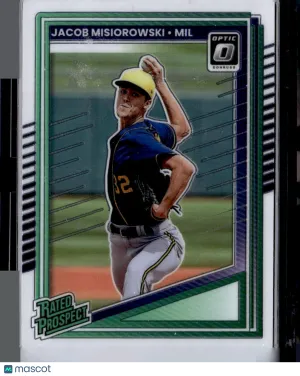 2025 Panini Donruss Optic Jacob Misiorowski #128 front