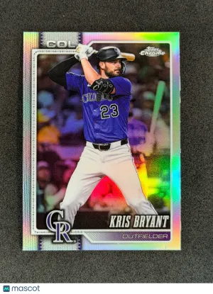 Kris Bryant 2026 Topps Chrome 288 Refractors Colorado Rockies