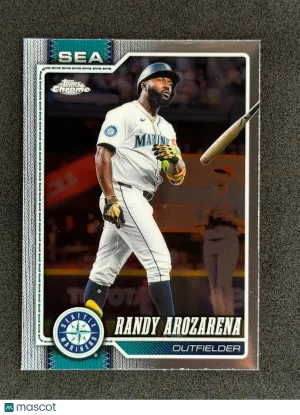 Randy Arozarena 2026 Topps Chrome 146 Seattle Mariners